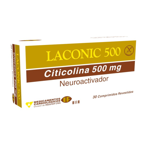 LACONIC 500 MG X 30 COMP REVEST