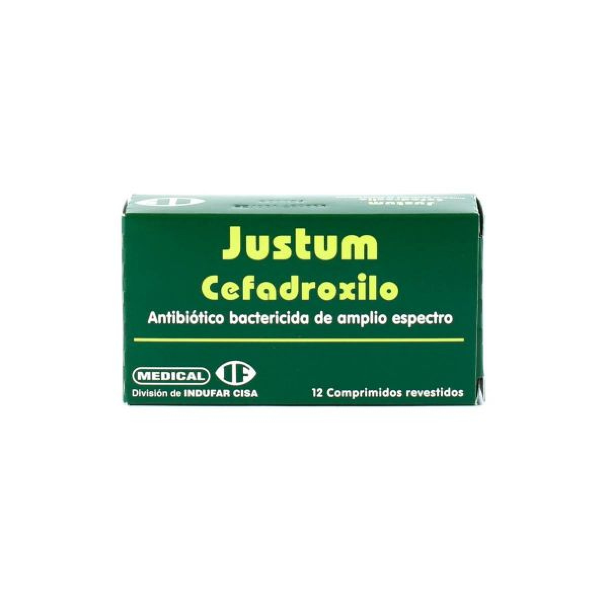 JUSTUM 500 MG X 12 COMP RECUB