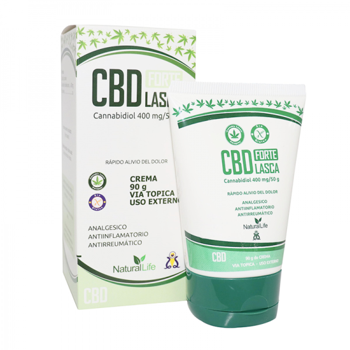 CBD LASCA FORTE CR POMO - 90 GR