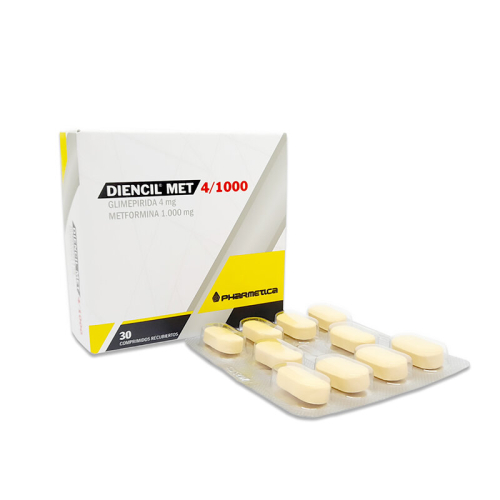 DIENCIL MET 4/1000 MG X 30 COMP