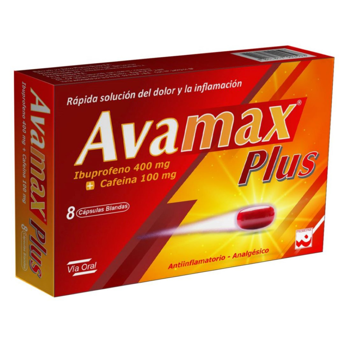 AVAMAX PLUS X 8 CAPS BLAN