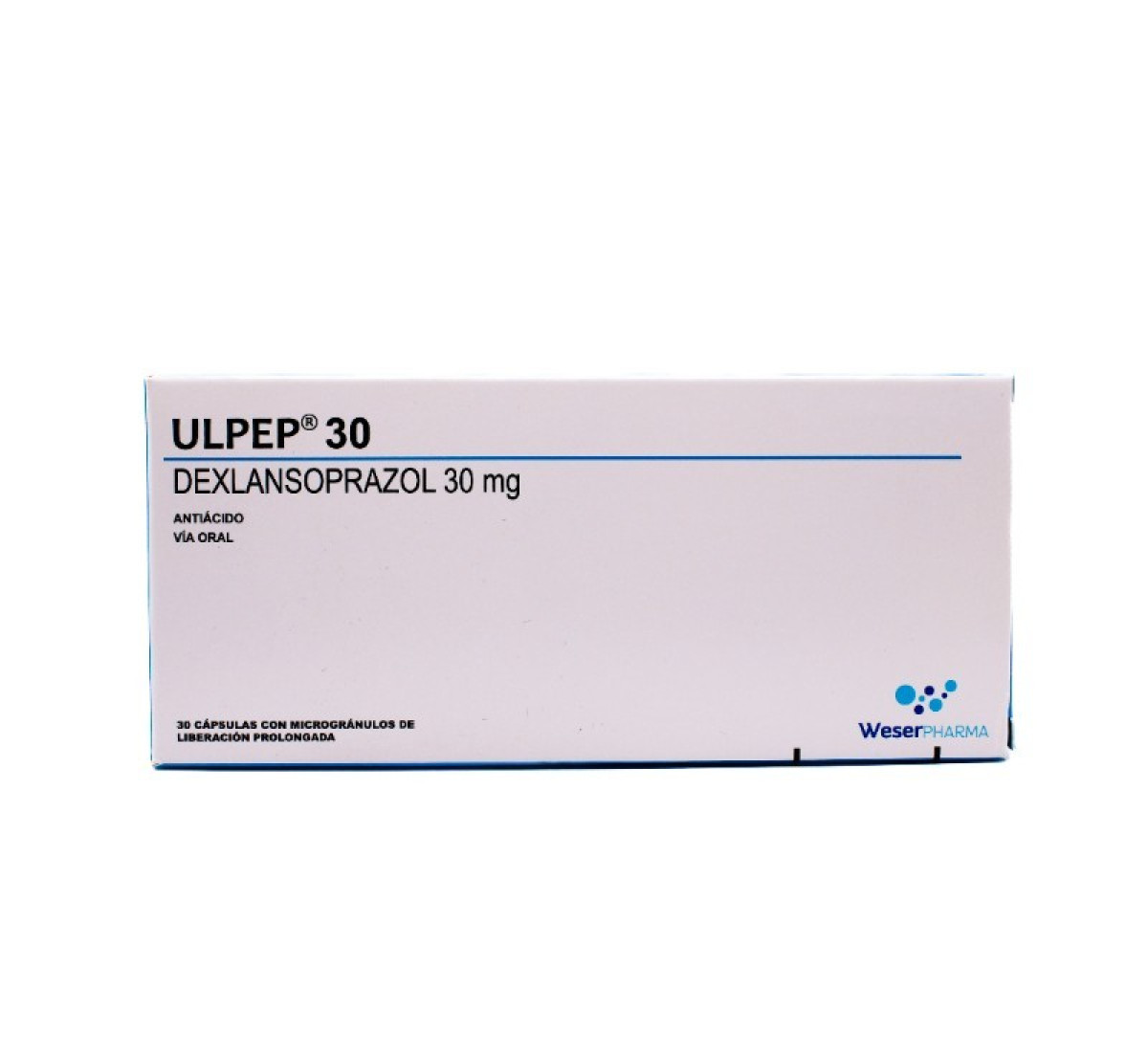 ULPEP 30 MG X 30 COMP C/MLP