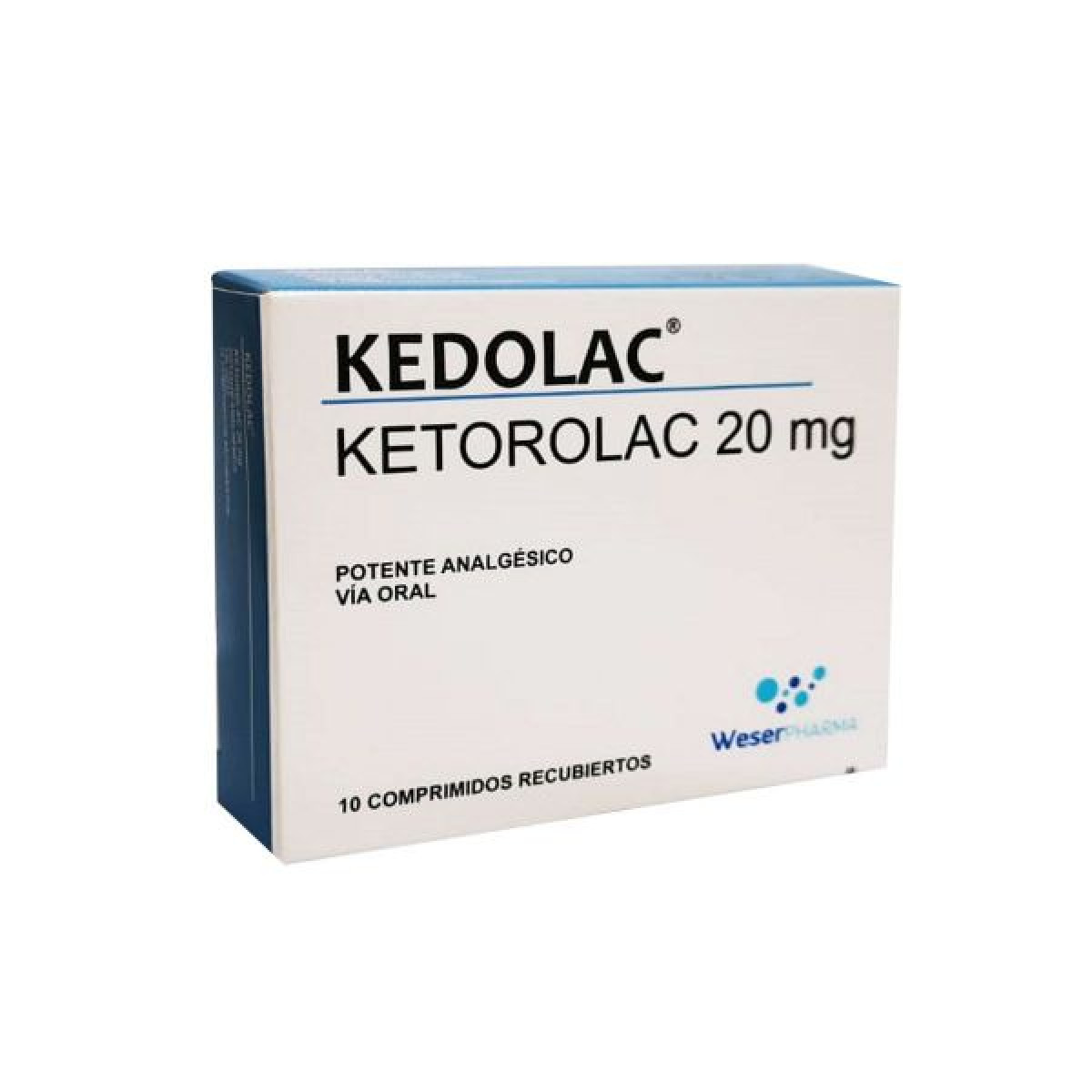 KEDOLAC 20 MG X 10 COMP