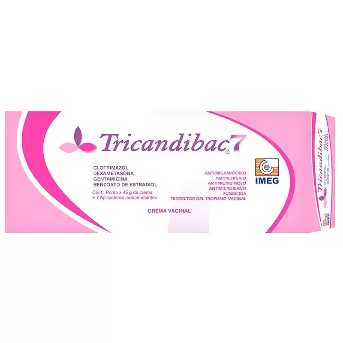 TRICANDIBAC 7 CR VAG POMO- X 45 GR