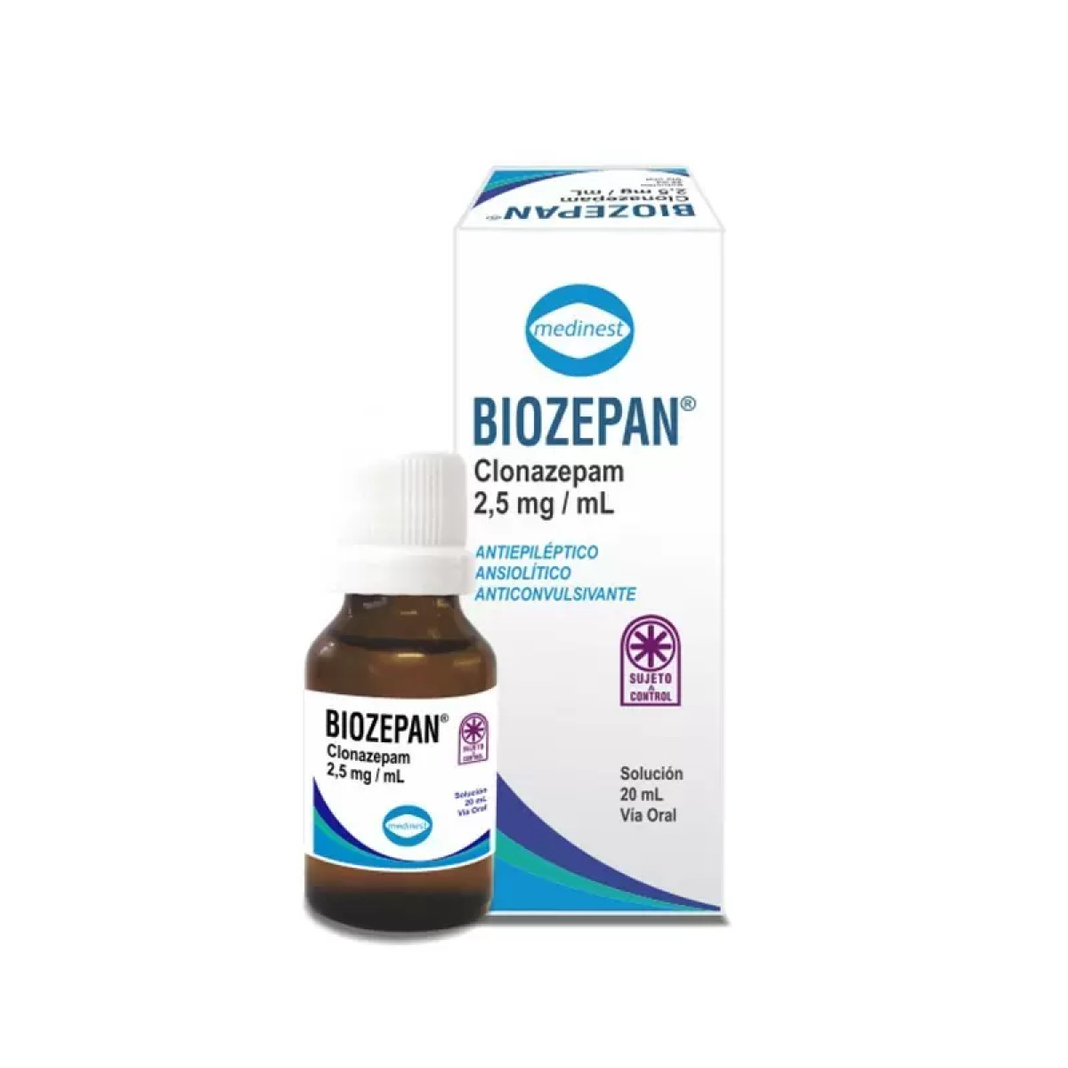 BIOZEPAN 2.5 MG GTS ORAL X 20 ML ++