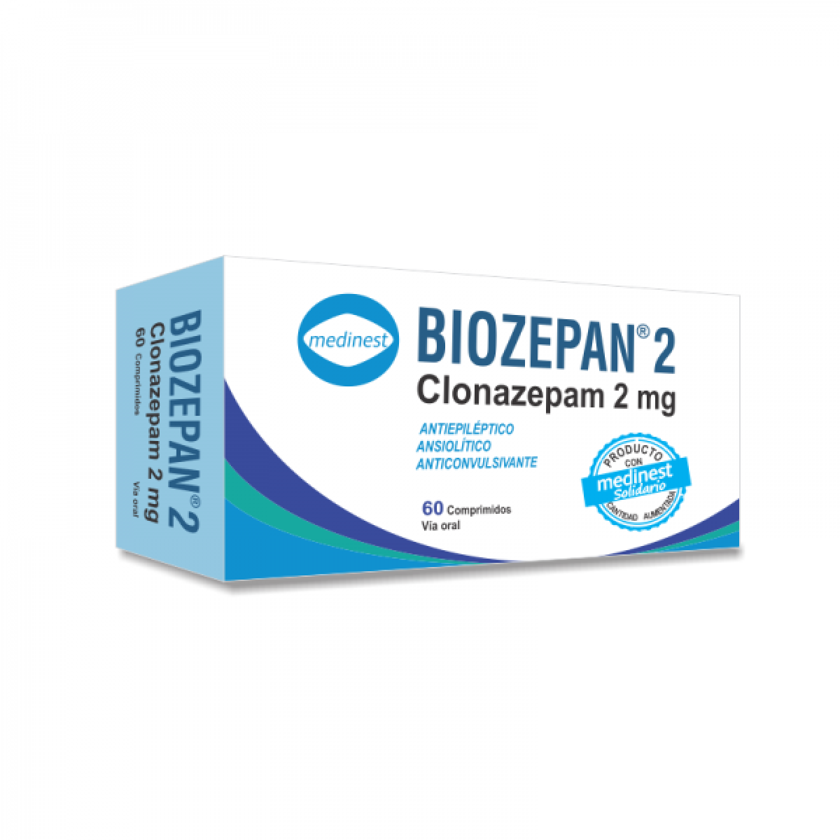 BIOZEPAN 2 MG X 60 COMP +++