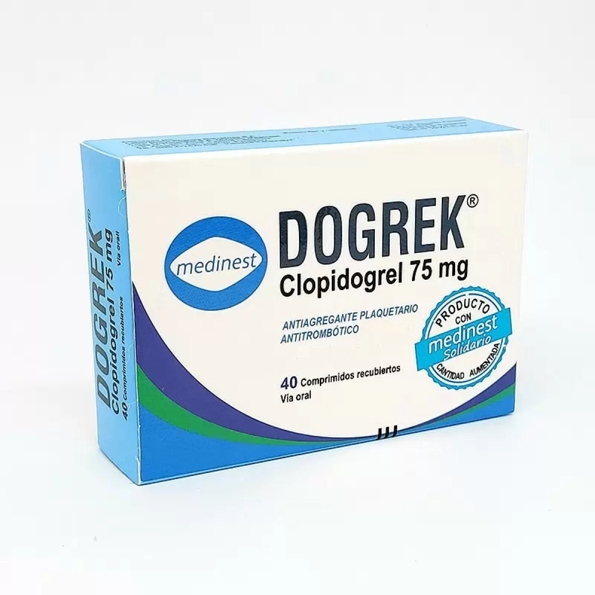 DOGREK 75 MG X 40 COMP RECUB