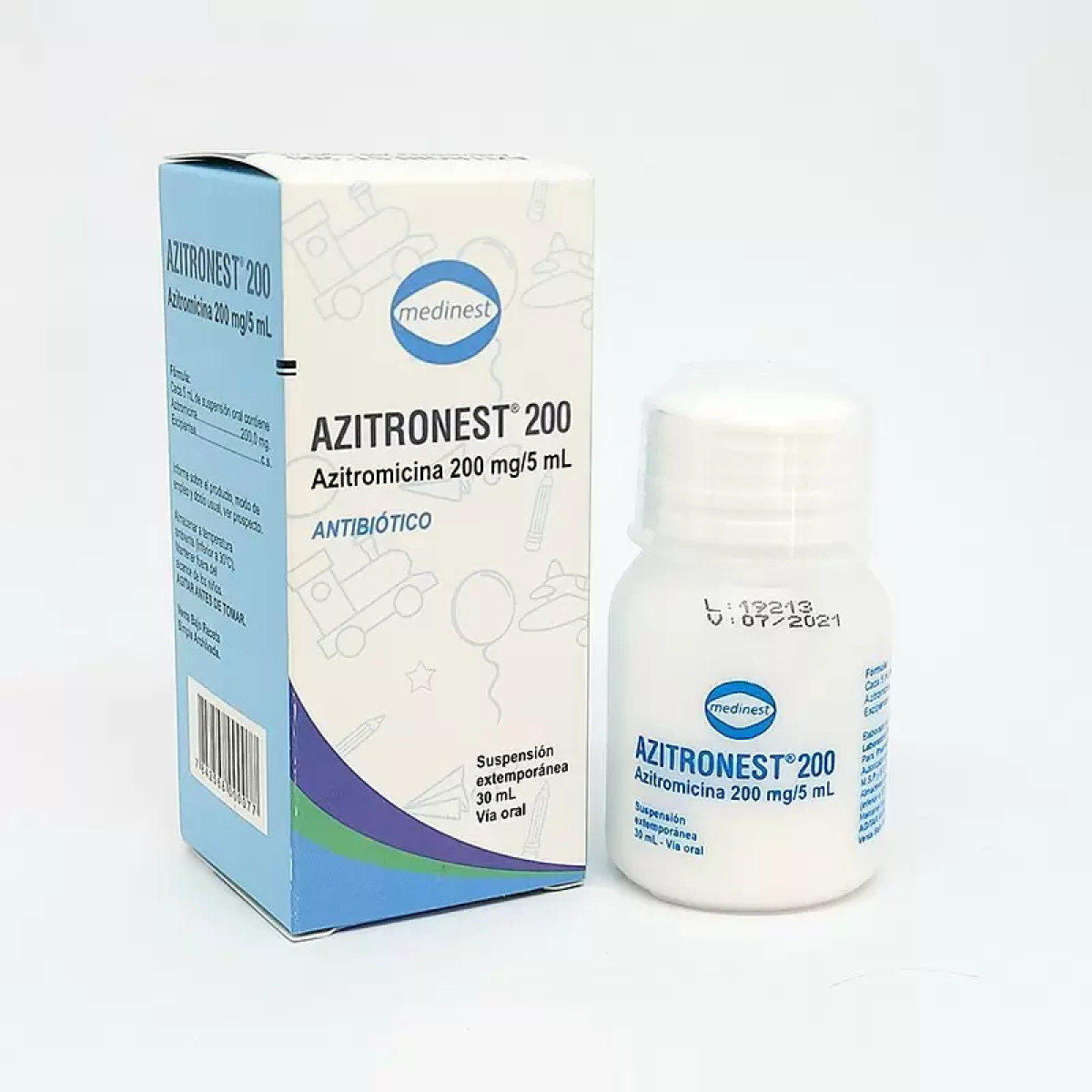 AZITRONEST 200 MG SUSP X 30 ML(RSA)
