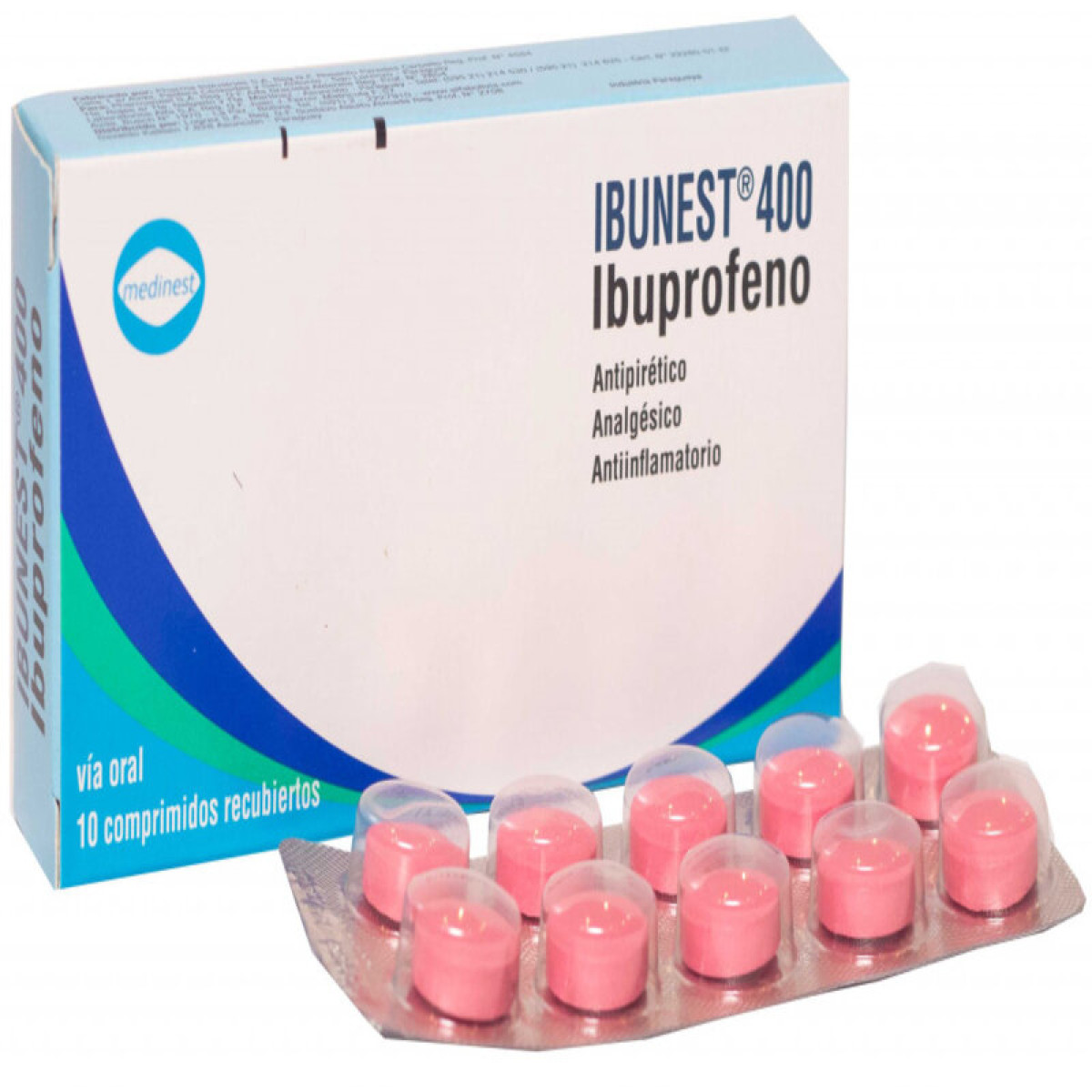 IBUNEST 400 MG X 10 COMP RECUB