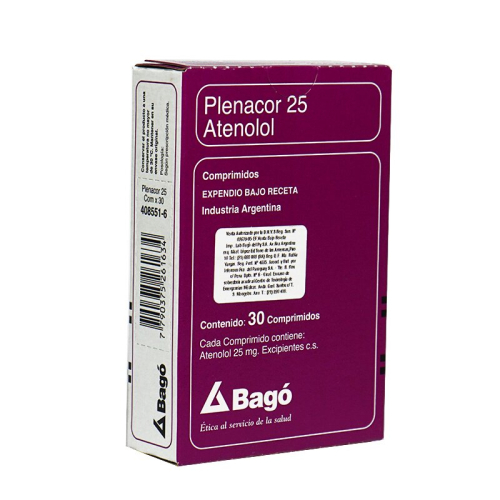 PLENACOR 25 MG X 30 COMP