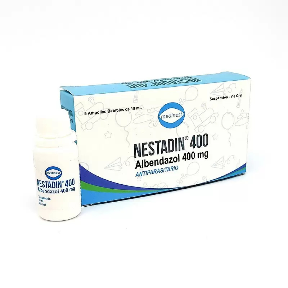 NESTADIN 400 MG X 5 AMP BB