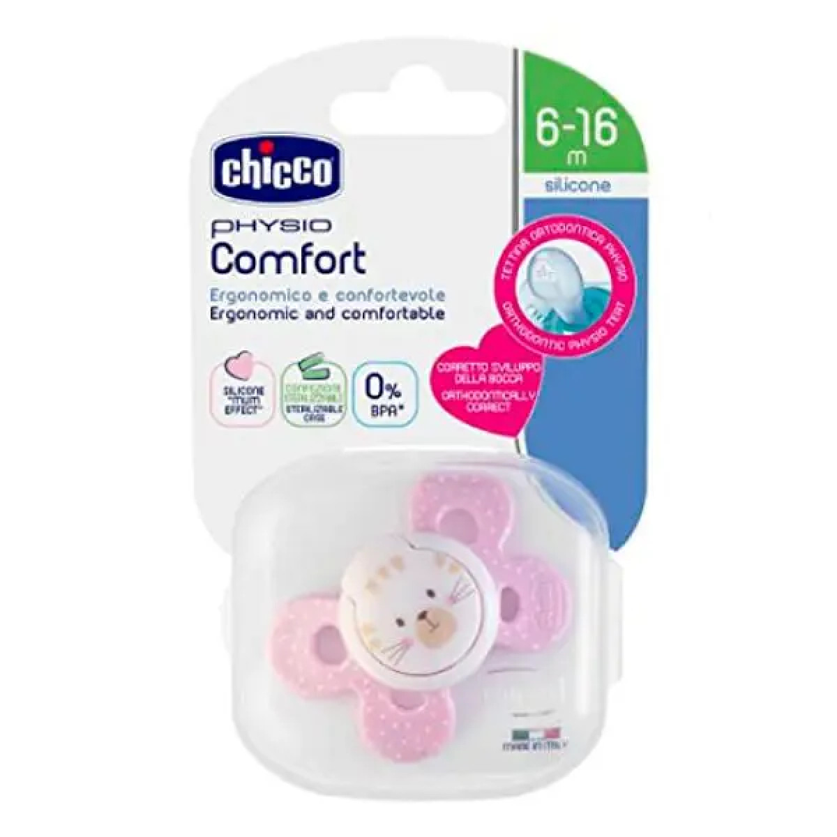 CHICCO CHUP PH SIL COMF RO 6-12 ###
