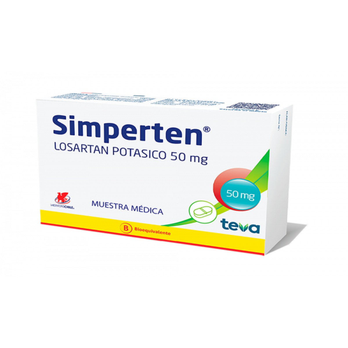 SIMPERTEN 50 MG X 30 COMP