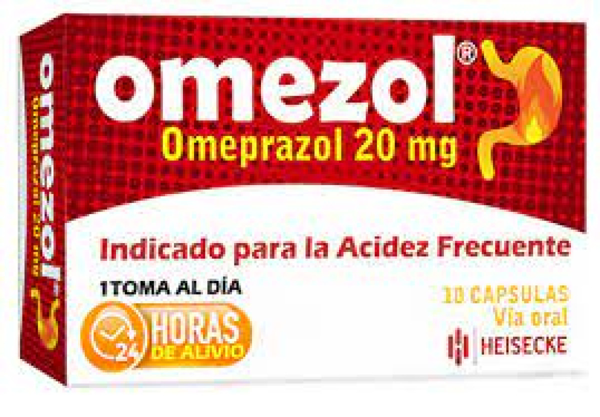 OMEZOL 20 MG X 10 CAPS