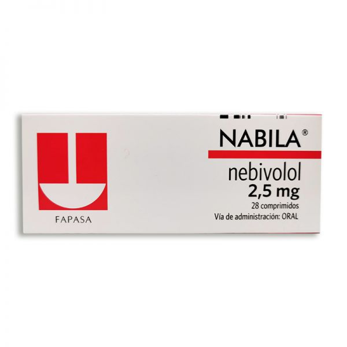 NABILA 2,5 MG X 28 COMP RANUR