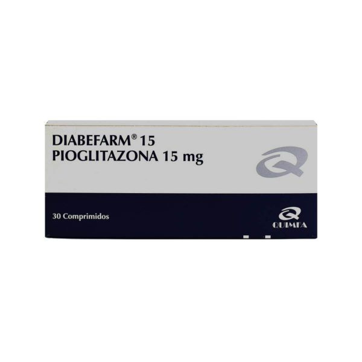 DIABEFARM 15 MG X 30 COMP