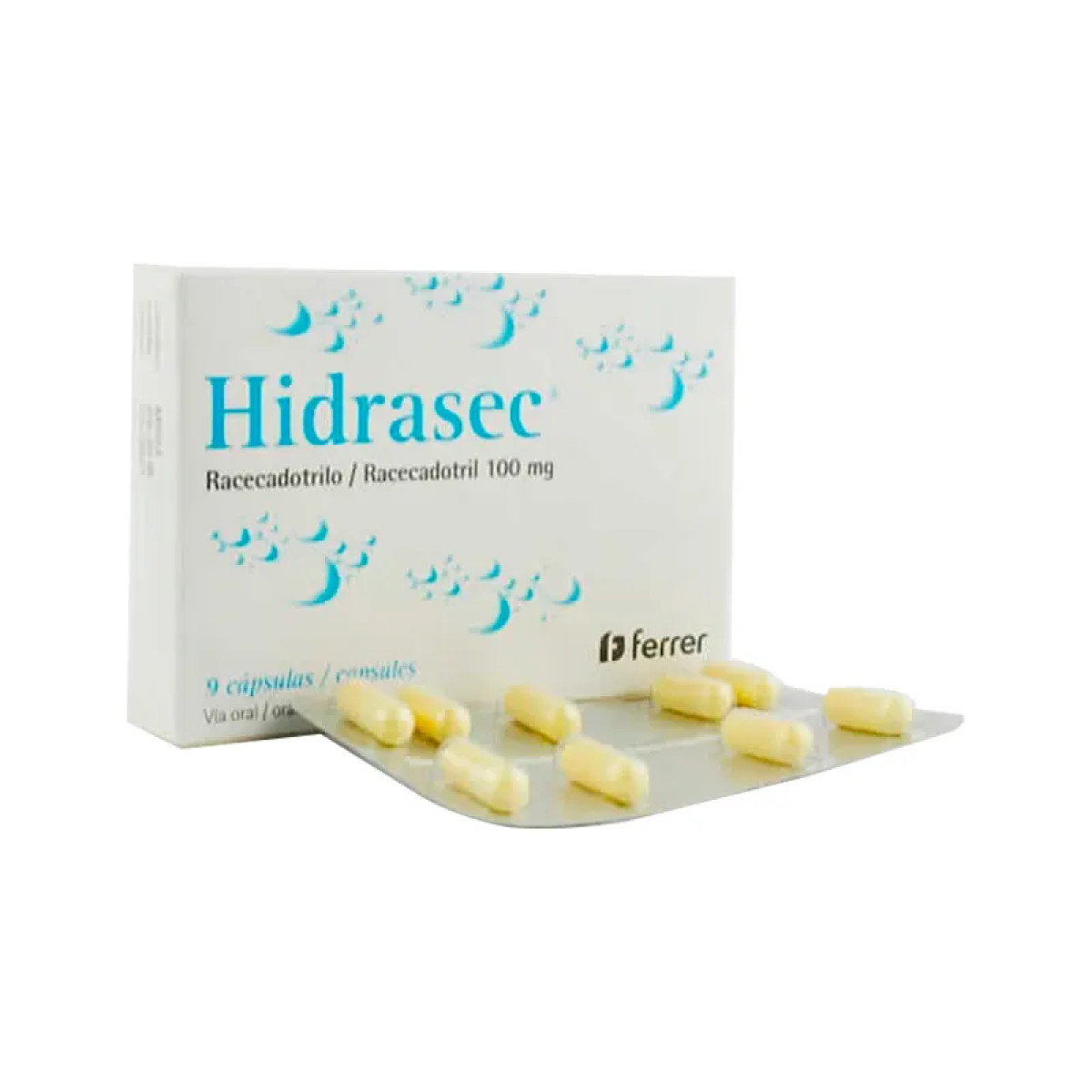 HIDRASEC ADULTO 100 MG X 9 CAPS