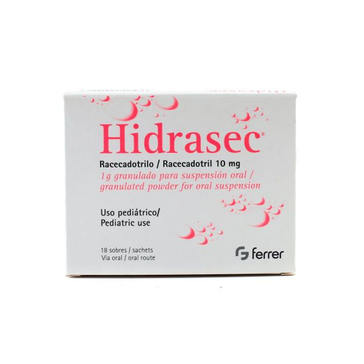 HIDRASEC LACTANTE 10 MG X 18 SOBRES