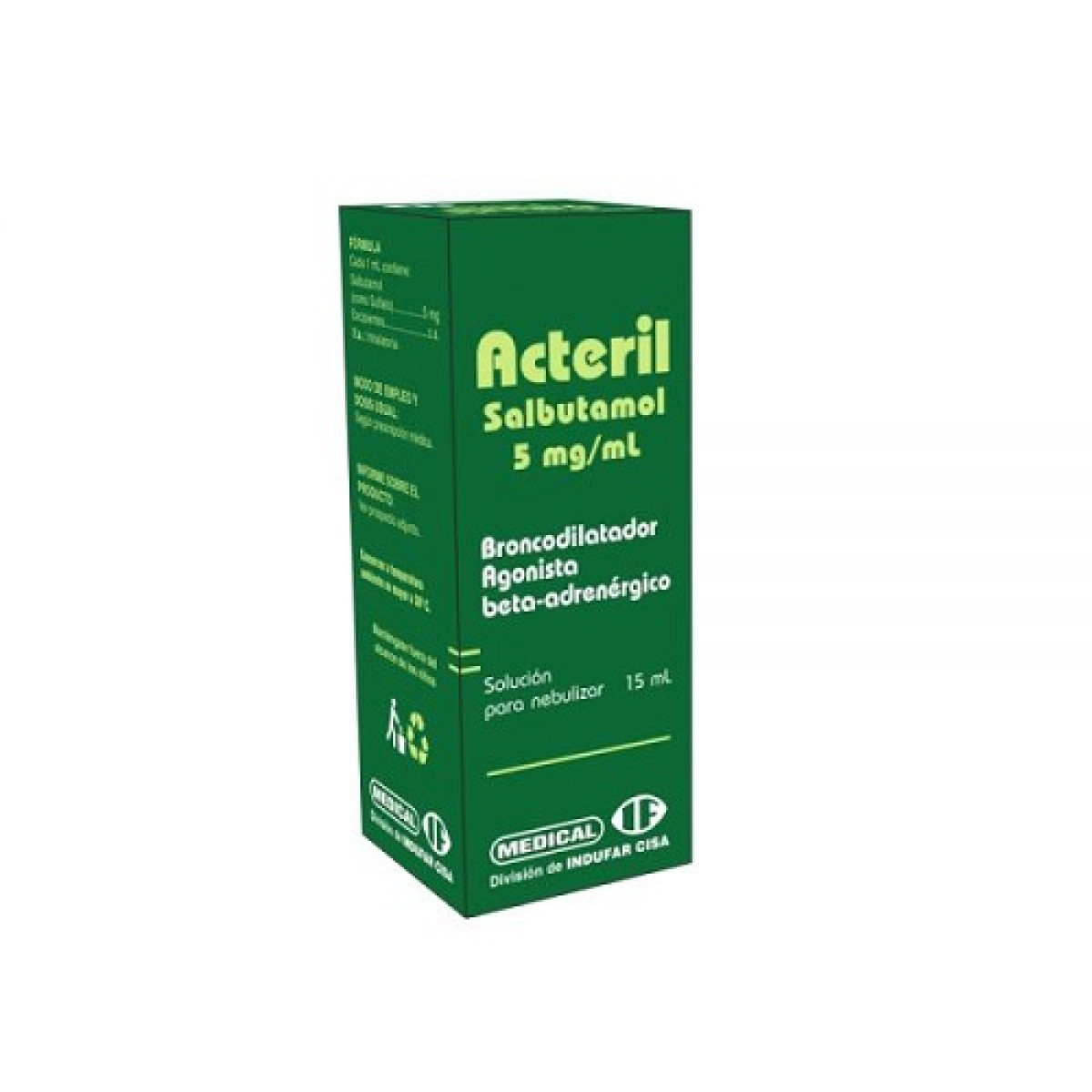 ACTERIL GTS P/NEBULIZ X 15 ML