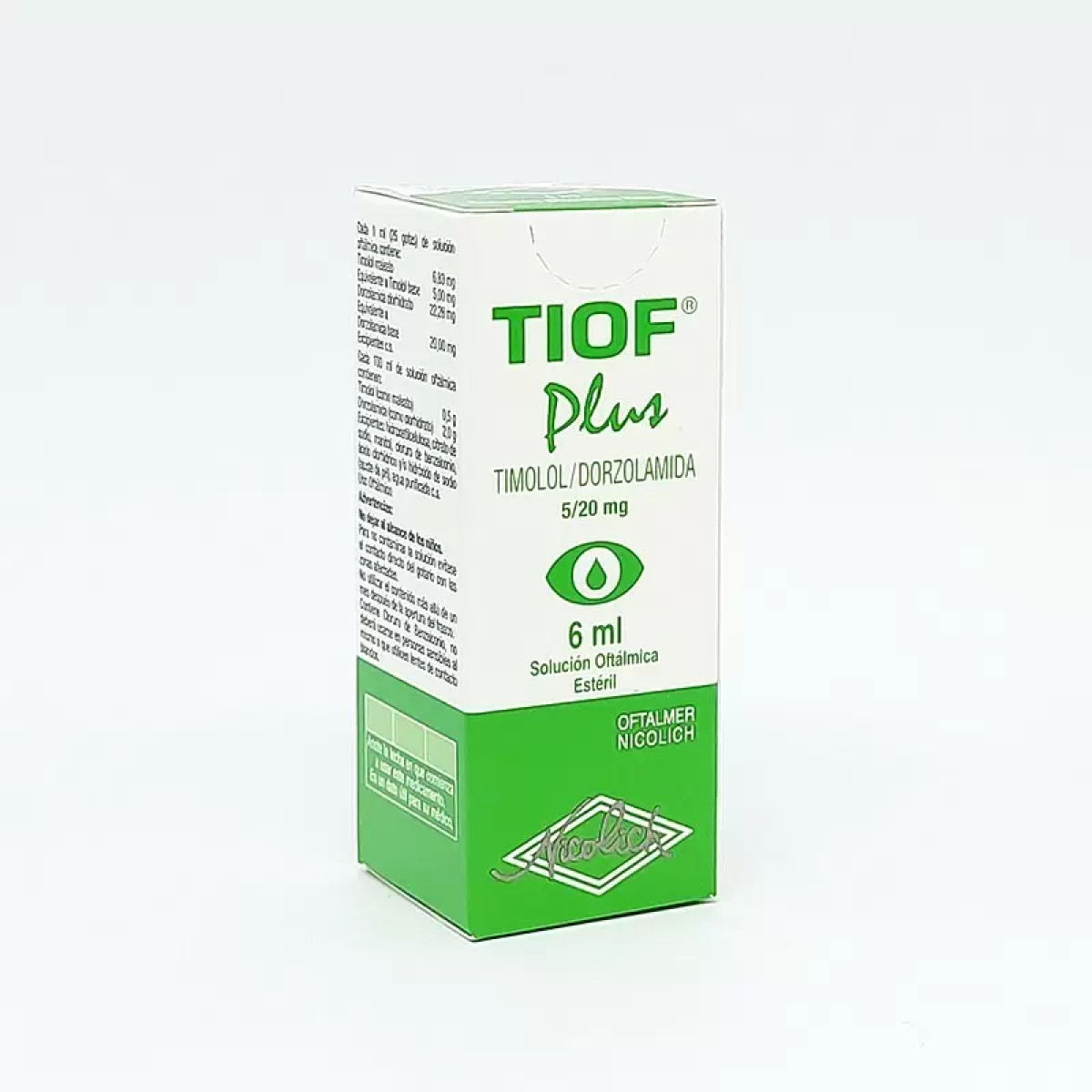 TIOF PLUS GTS OFTAL X 6 ML
