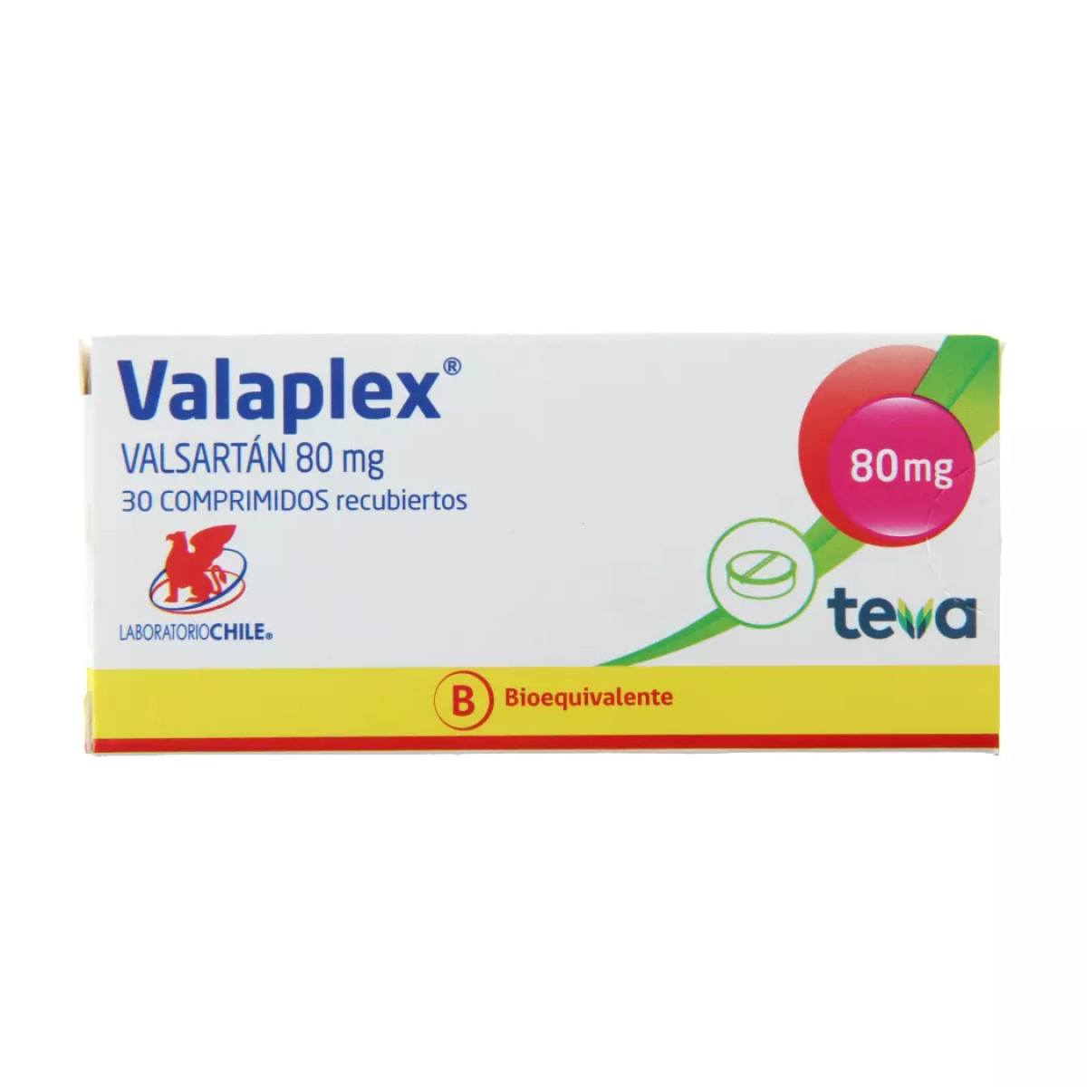 VALAPLEX 80 MG X 30 COMP