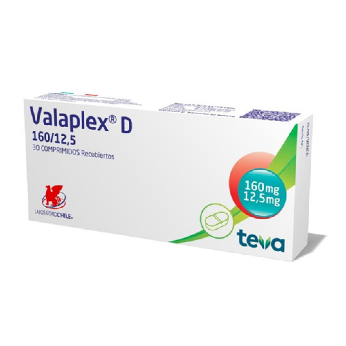 VALAPLEX D 160 MG X 30 COMP