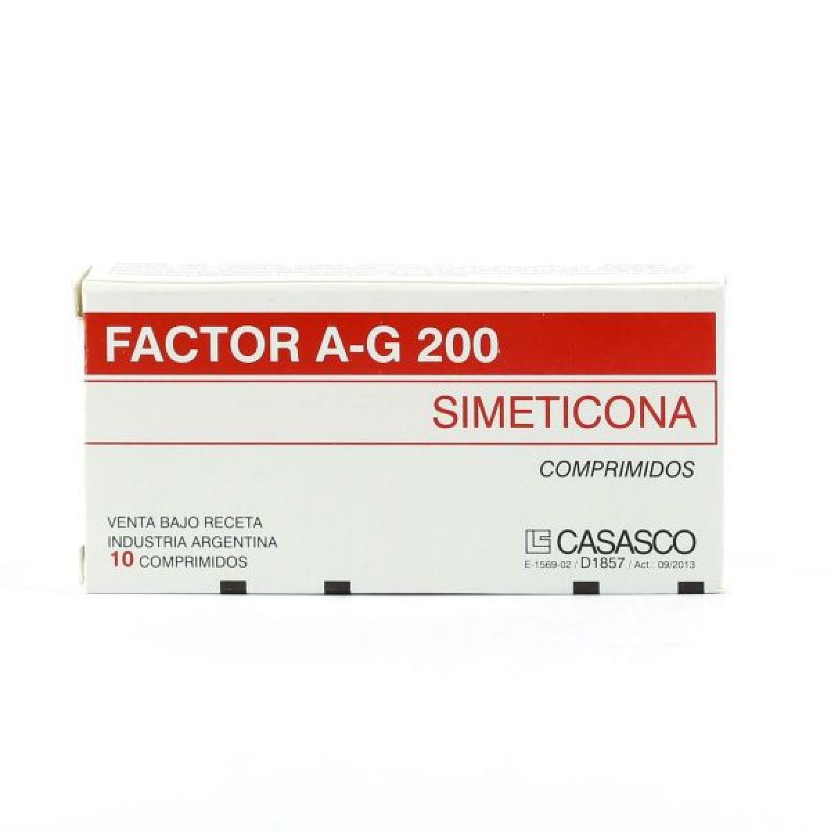 FACTOR AG 200 MG X 10 COMP