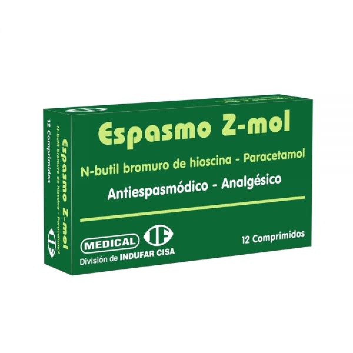 ESPASMO Z-MOL X 12 COMP