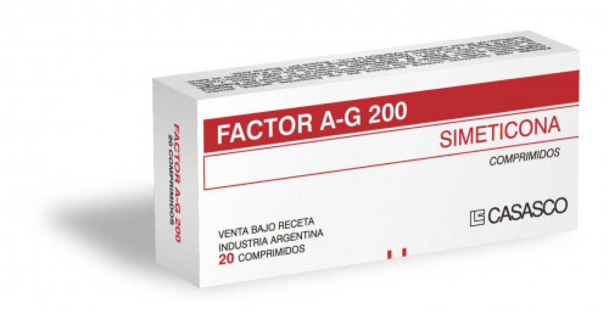 FACTOR AG 200 MG X 20 COMP