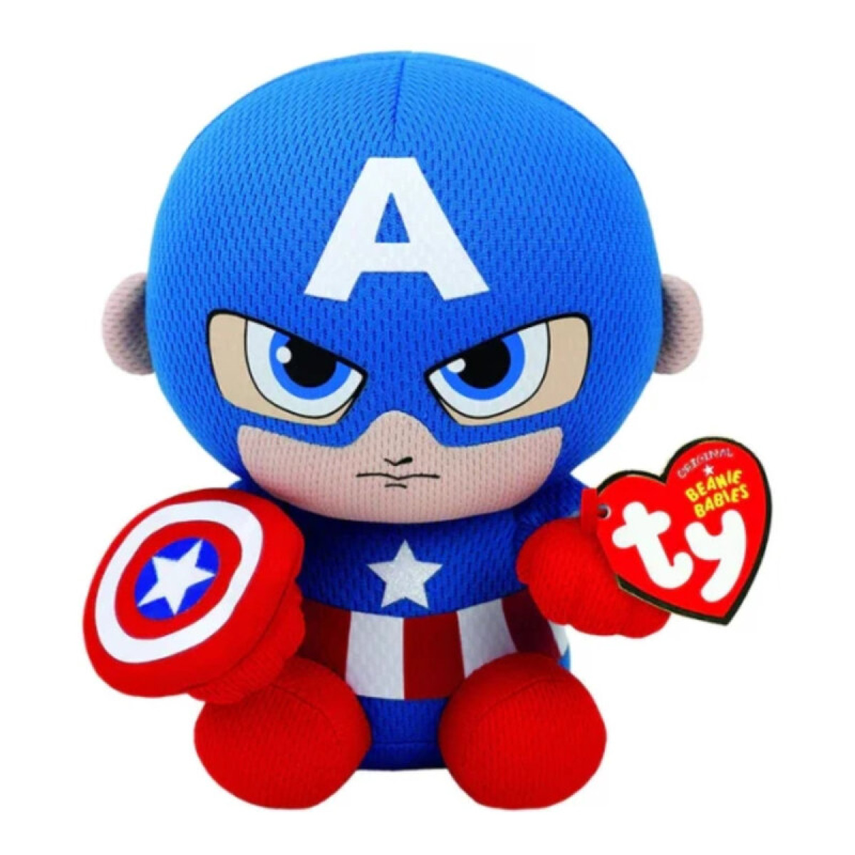 PELUCHE TY BEANIES MARVEL CAPITAN A