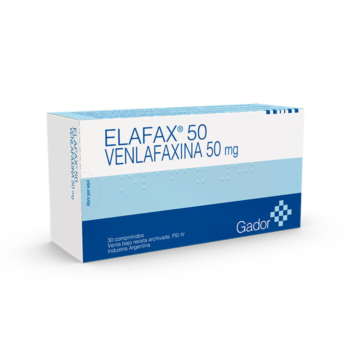 ELAFAX 50 MG X 30 COMP ###