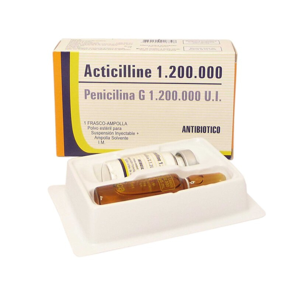 ACTICILLINE 1200000UI AMP+SOL(RSA)