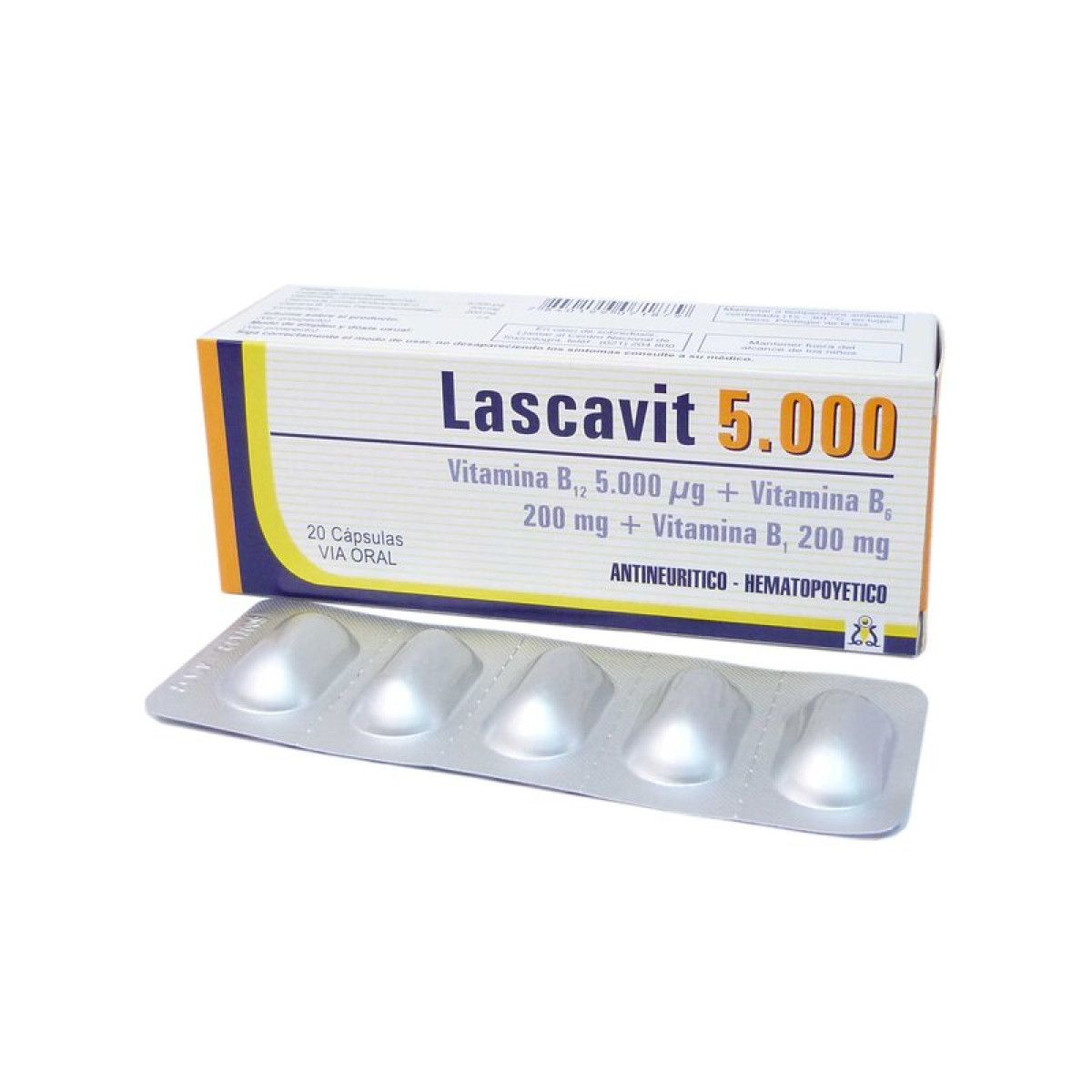 LASCAVIT 5000 UI X 20 CAPS