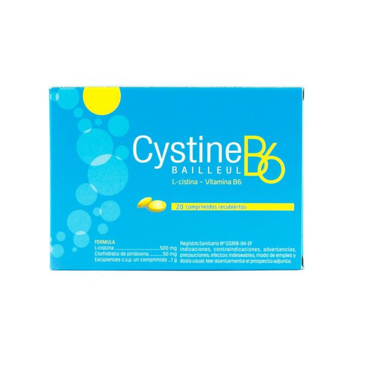 CYSTINE B6 X 20 COMP