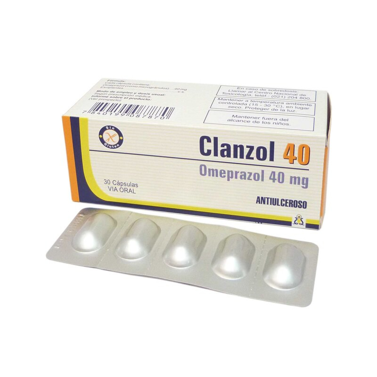 CLANZOL 40 MG X 30 CAPS