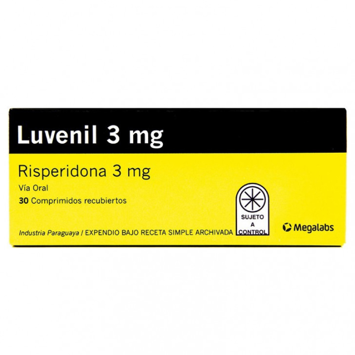LUVENIL 3 MG X 30 COMP RECUB +++
