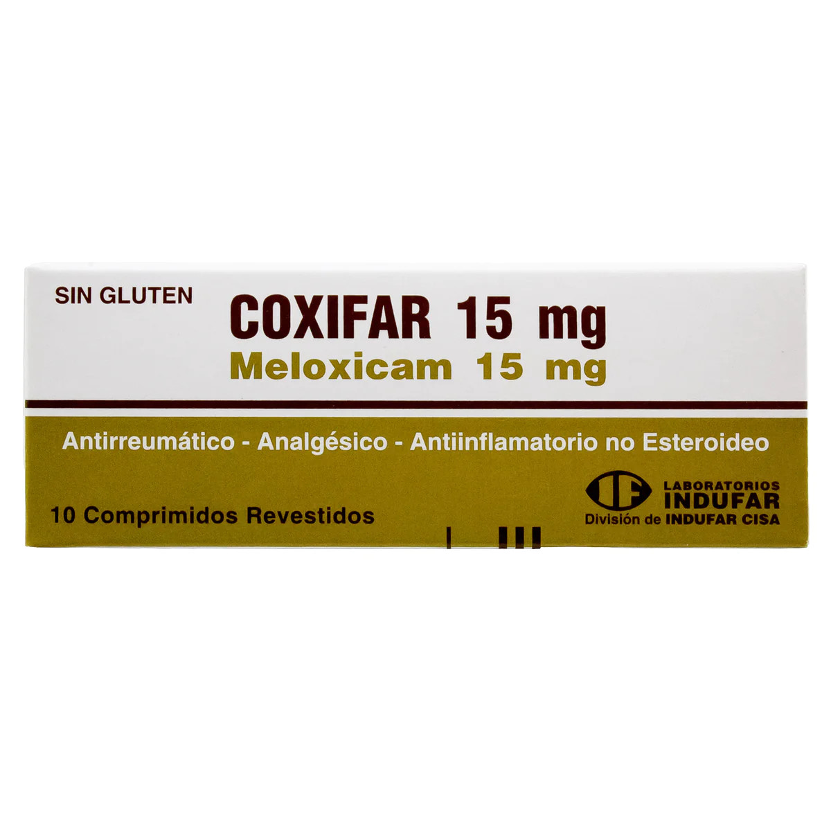 COXIFAR 15 MG X 10 COMP RECUB @@