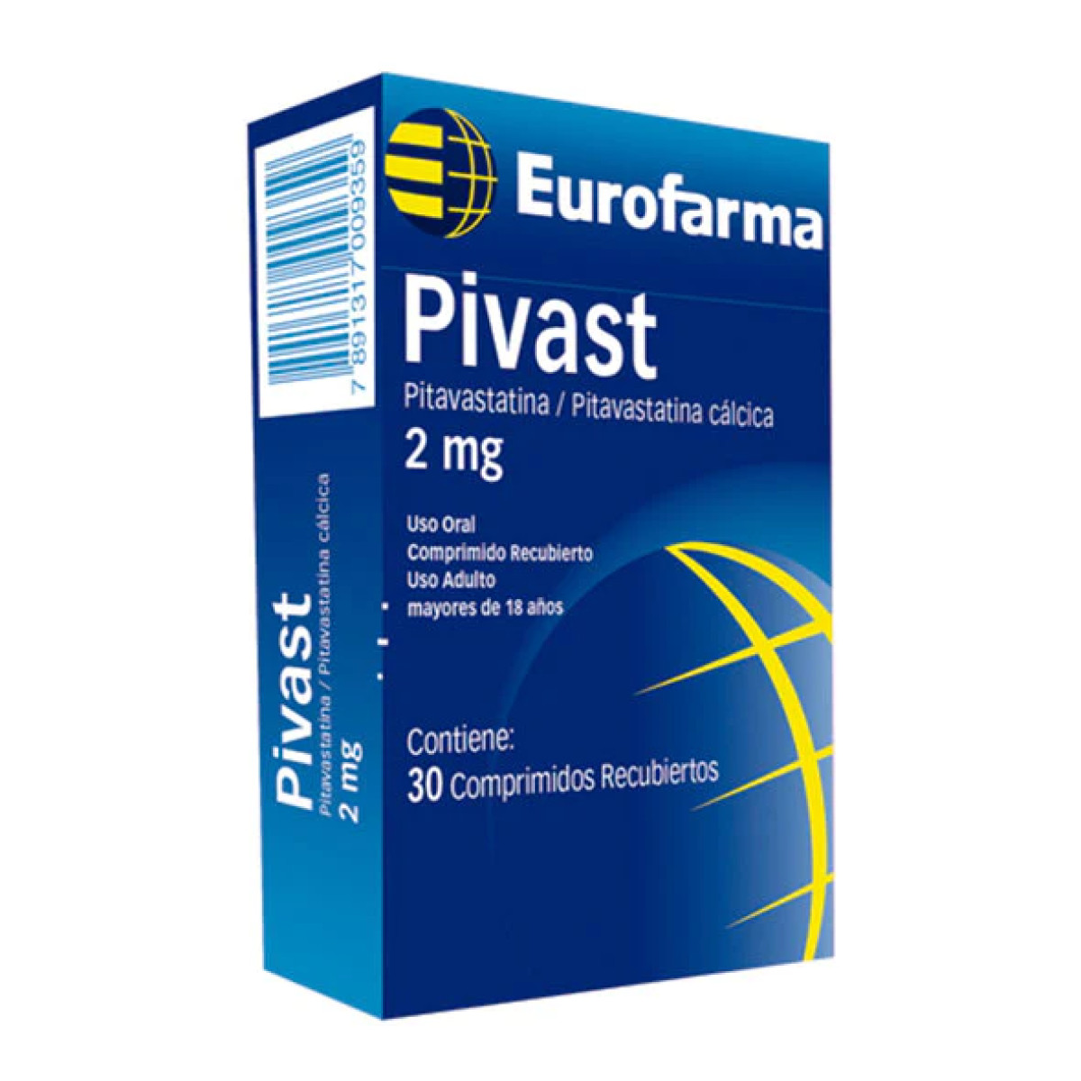PIVAST 2 MG X 30 COMP