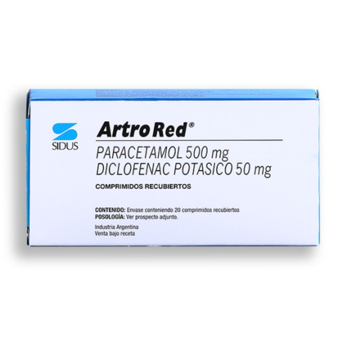 ARTRO RED 500 MG X 20 COMP RECUB