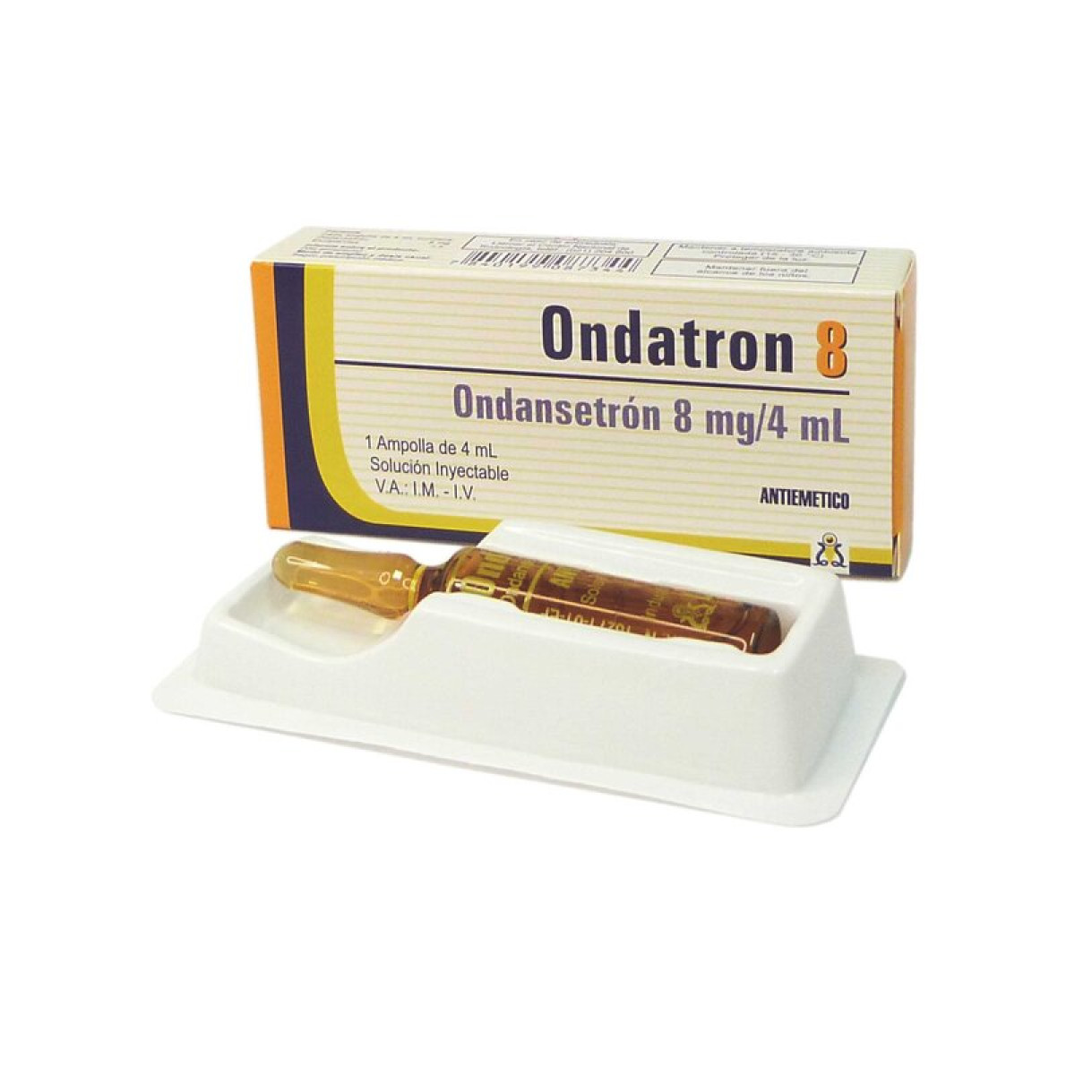 ONDATRON 8 MG X 1 AMP 4 ML