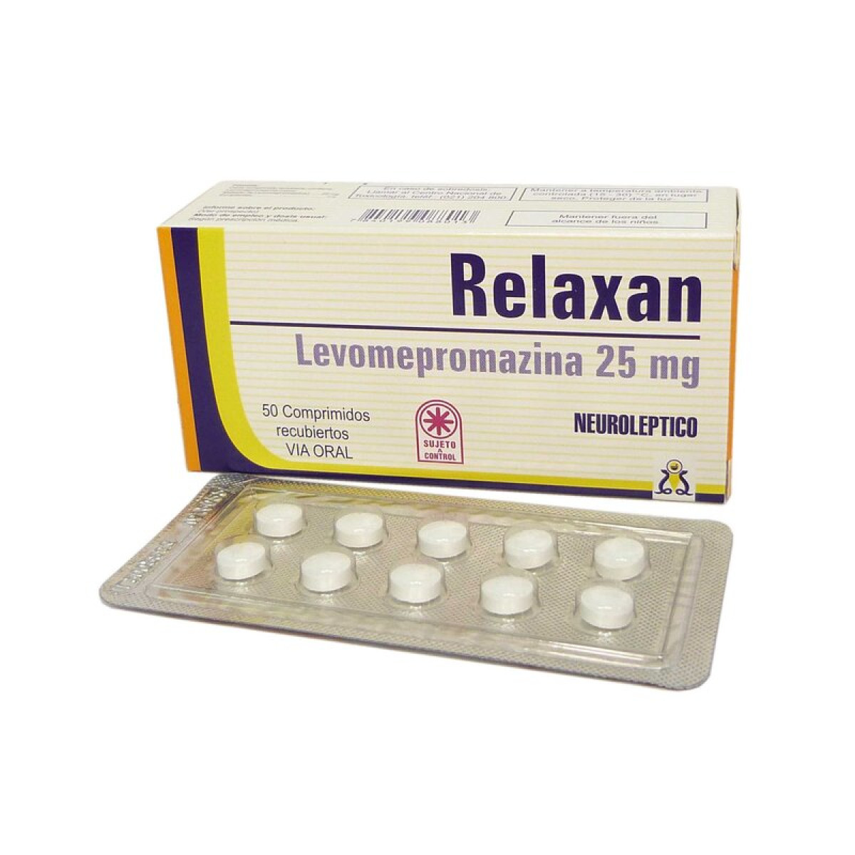 RELAXAN 25 MG X 50 COMP RECUB +++