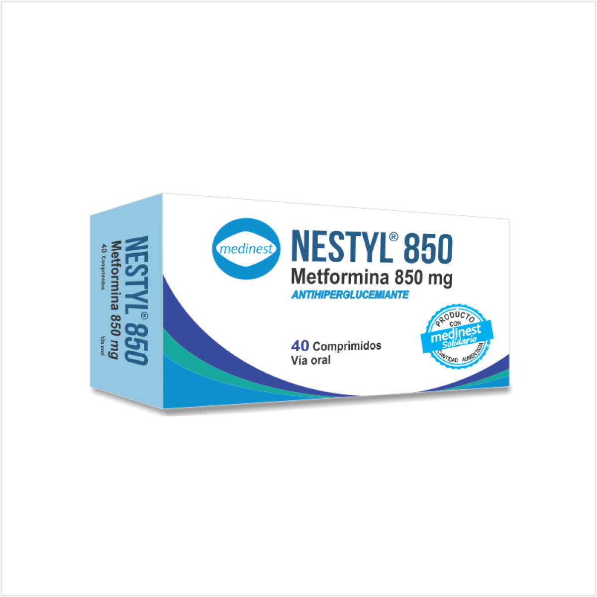 NESTYL 850 MG X 40 COMP