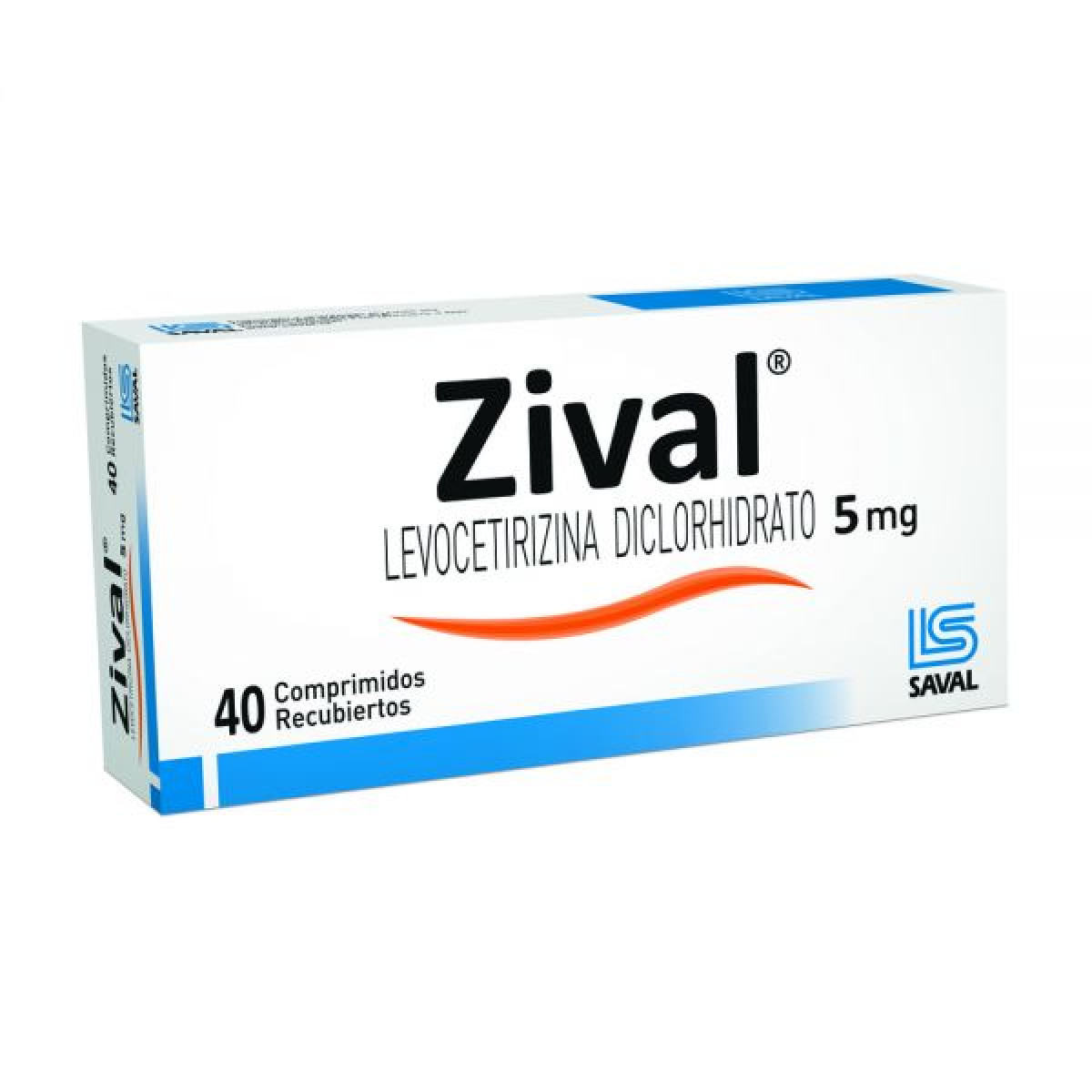 ZIVAL 5 MG X 40 COMP