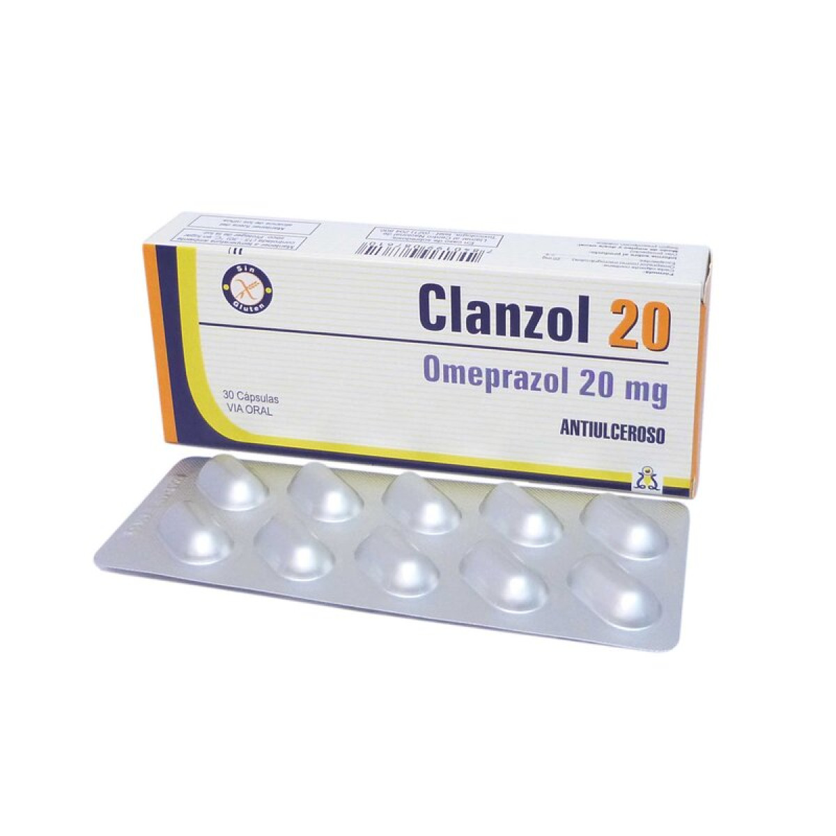 CLANZOL 20 MG X 30 CAPS