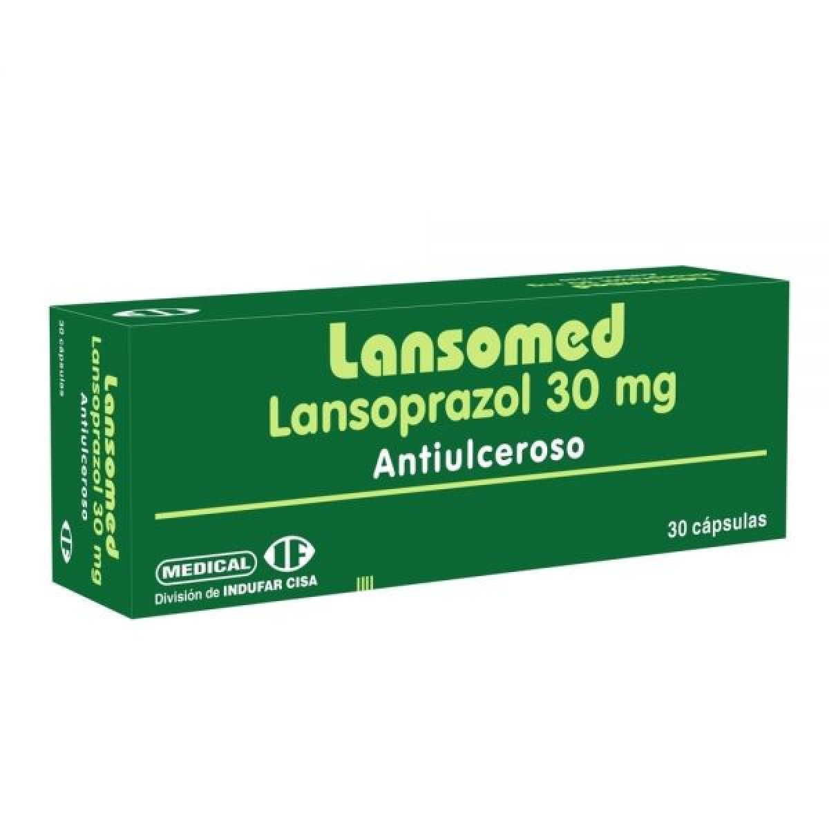 LANSOMED 30 MG X 30 CAPS