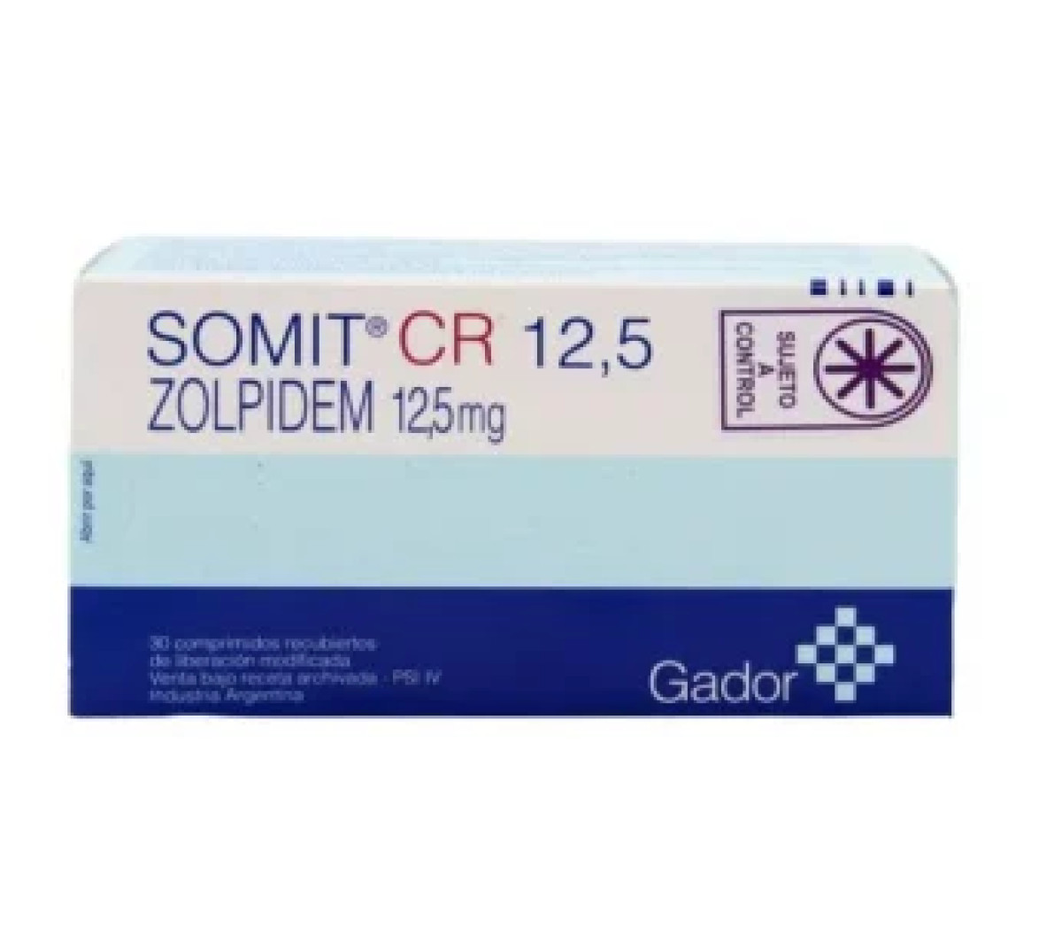 SOMIT CR 12,5 MG X 30 COMP RECUB+++