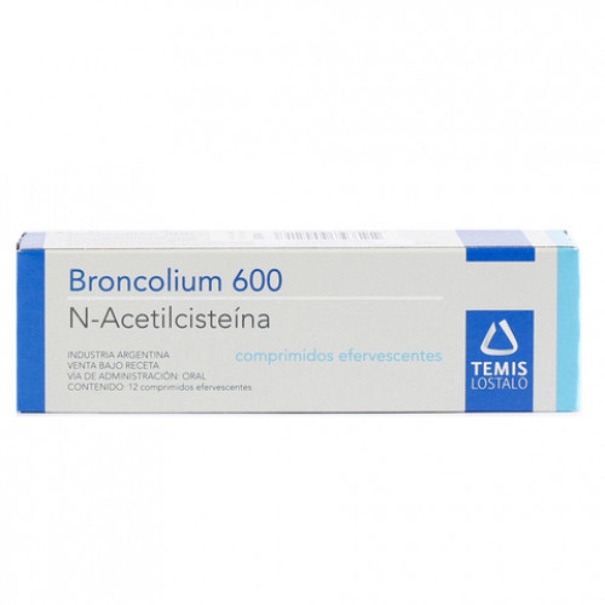 BRONCOLIUM 600 MG X 12 COMP EFERV