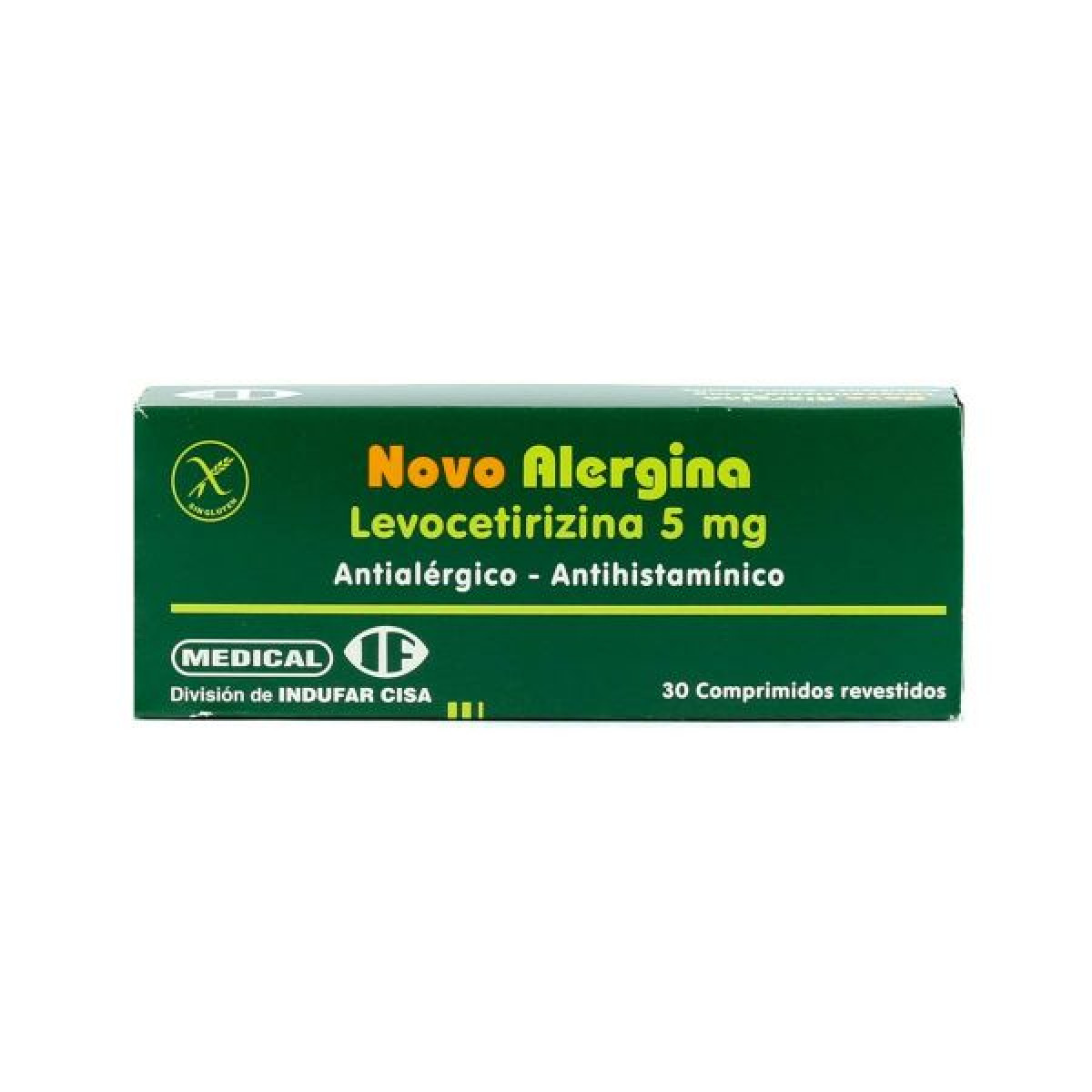 NOVO ALERGINA X 30 COMP RECUB
