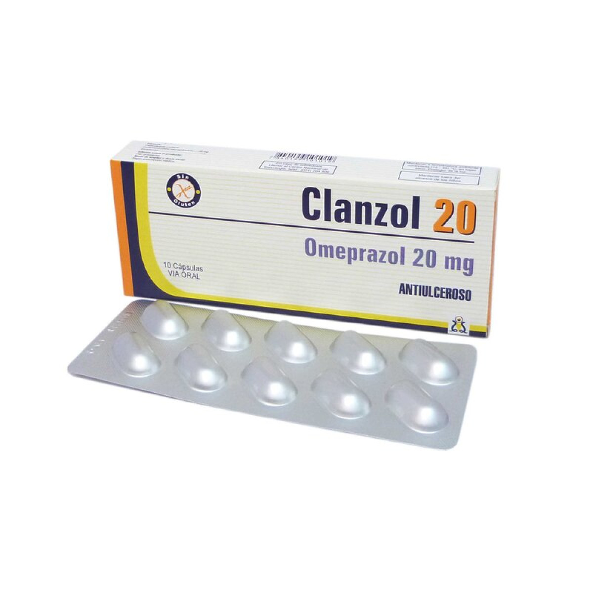 CLANZOL 20 MG X 10 CAPS