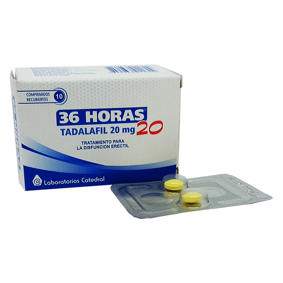 36 HORAS 20 MG X 10 COMP RECUB